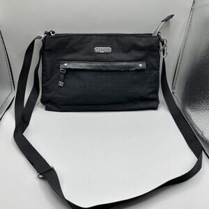 Baggallini Crossbody Bag Small Black Travel Purse